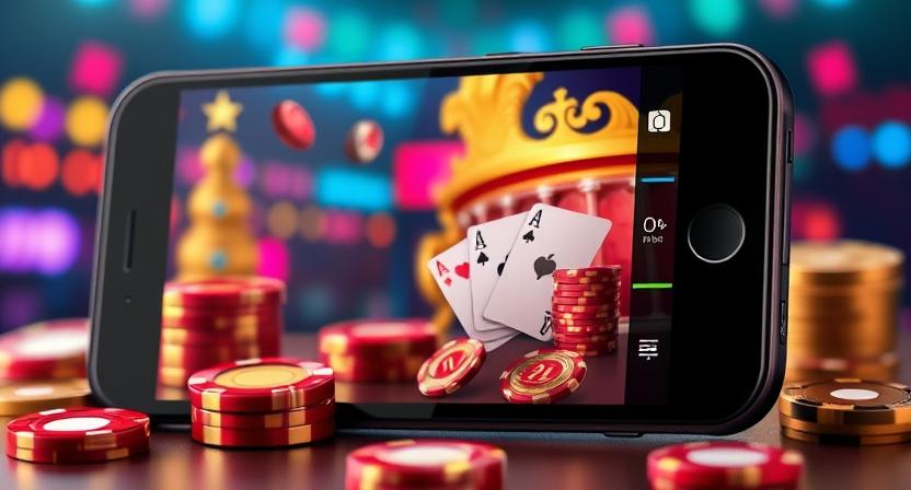 KINH1 mobile casino app interface
